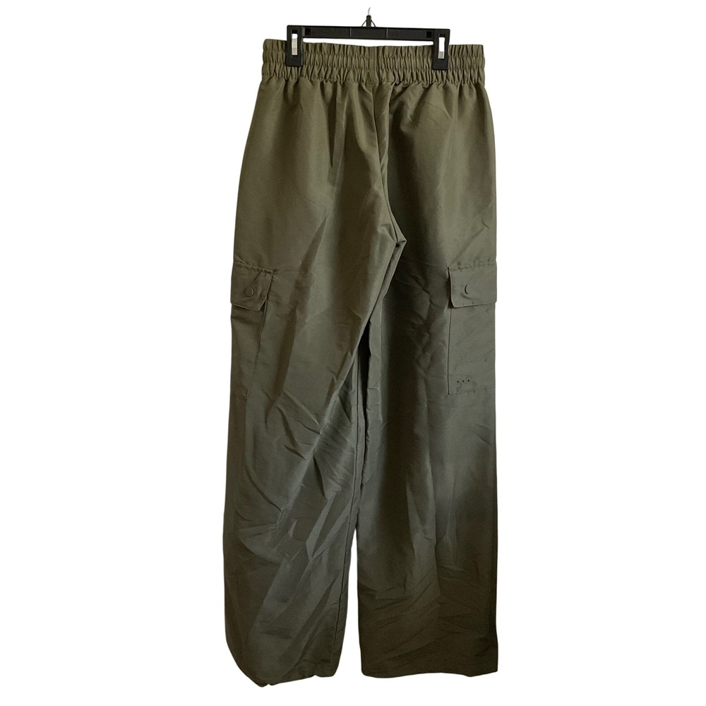 Adidas Women's Wide Leg Green Cargo Pants - Size Small - Streetwear Athleisure - Picture 5 of 9